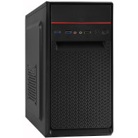 Exegate EX299189RUS Корпус Minitower ExeGate BAA-107U-UNS500 (mATX, БП UNS500 с вент. 12см, 1*USB+2*USB3.0, аудио, черный)
