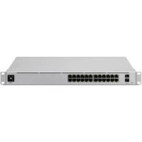 UBIQUITI USW-Pro-24 Коммутатор в стойку, 24х 1G RJ45, 2х 10G SFP+ UBIQUITI USW-Pro-24 Коммутатор в стойку, 24х 1G RJ45, 2х 10G SFP+