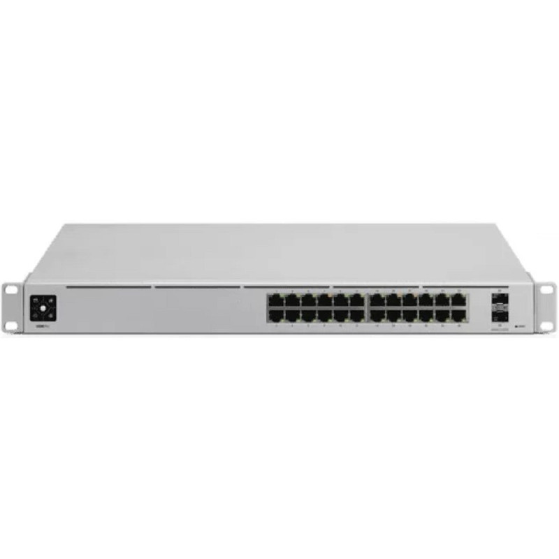 UBIQUITI USW-Pro-24 Коммутатор в стойку, 24х 1G RJ45, 2х 10G SFP+