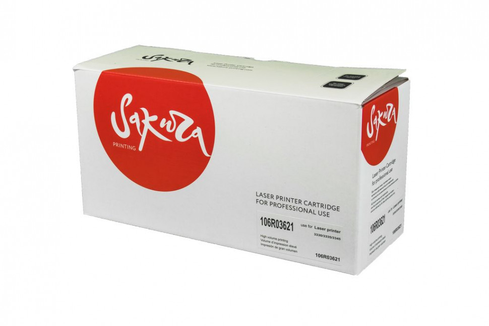 106R03621 Картридж Sakura для Xerox WorkCentre 3335/3345, черный, 8500 к.