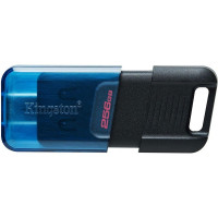 Kingston USB Drive 256GB DataTraveler 80 M DT80M (Type-C) USB3.2, черный [DT80M/256GB]