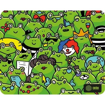 Коврик для мыши Cactus Frogs 300x250x3мм (CS-MP-D09M)