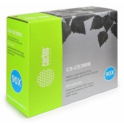 CACTUS CE390X Картридж CACTUS (CS-CE390XS) для  LaserJet M4555MFP, черный , 24 000 стр