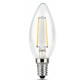 GAUSS 103801205 Светодиодная лампа LED Filament Свеча E14 5W 450lm 4100К 1/10/50 