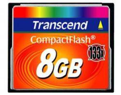 Compact Flash 8Gb Transcend  (TS8GCF133) 133-x