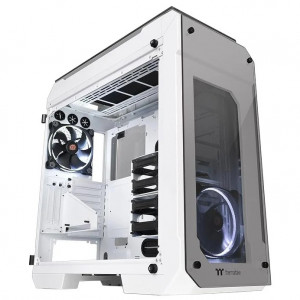 Корпус Thermaltake View 71 TG Snow белый без БП ATX 2x140mm 2xUSB2.0 2xUSB3.0 audio bott PSU