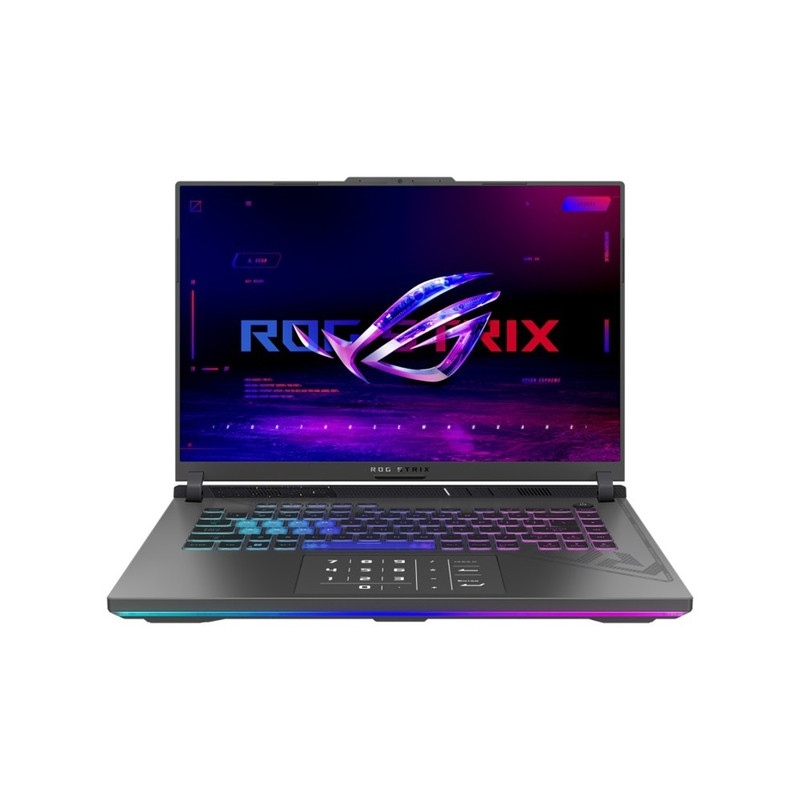 ASUS ROG Strix G16 G614JZ-N3084 [90NR0CZ1-M007V0] Eclipse Gray 16" {1920x1200  i9 13980HX(2.2Ghz)/16384Mb/1024PCISSDGb/noDVD/Ext:nVidia GeForce RTX4080(12288Mb)/DOS + NumberPad}