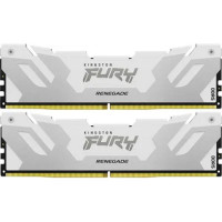 Память оперативная/ Kingston 64GB 6000MT/s DDR5 CL32 DIMM (Kit of 2) FURY Renegade White XMP