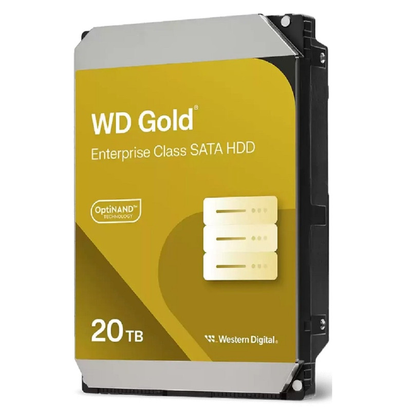 Жесткий диск Western Digital 3.5&quot; 20TB WD202KRYZ Gold SATA3, Cache 291MB, 7200 rpm