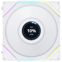 Вентилятор для корпуса Lian Li UNI FAN TL LCD 120, ARGB, PWM, 120mm, 1900RPM, 1pcs, NO controller, 28mm thickness, White 12TLLCD1W Вентилятор для корпуса Lian Li UNI FAN TL LCD 120, ARGB, PWM, 120mm, 1900RPM, 1pcs, NO controller, 28mm thickness, White 12TLLCD1W