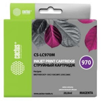 CACTUS LC-970M Картридж для Brother Brother DCP-135C/150C/MFC-235C/260C, (20мл), пурпурный CACTUS LC-970M Картридж для Brother Brother DCP-135C/150C/MFC-235C/260C, (20мл), пурпурный
