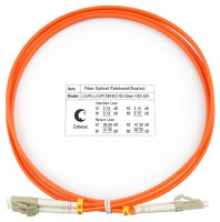 Cabeus FOP-62-LC-LC-1,5m Шнур оптический duplex LC-LC 62,5/125 mm 1,5м LSZH Cabeus FOP-62-LC-LC-1,5m Шнур оптический duplex LC-LC 62,5/125 mm 1,5м LSZH