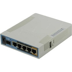 MikroTik RB962UiGS-5HacT2HnT Роутер 2.4+5ГГц, 802.11a/b/g/n/ac, 5x Ethernet 1G, 1x SFP