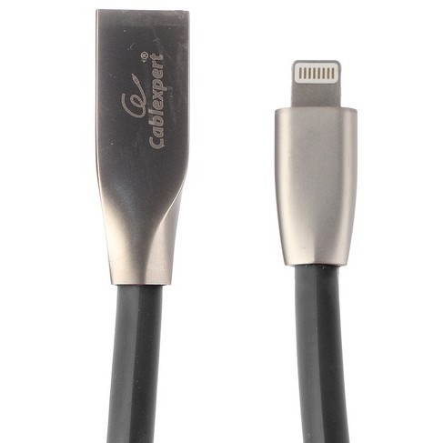 Cablexpert Кабель для Apple CC-G-APUSB01Bk-1.8M, AM/Lightning, серия Gold, длина 1.8м, черный, блистер