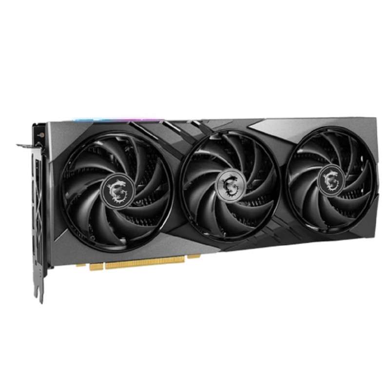 Видеокарта MSI PCI-E 4.0 RTX 4070 SUPER 12G GAMING SLIM NVIDIA GeForce RTX 4070 Super 12Gb 192bit GDDR6X 2475/21000 HDMIx1 DPx3 HDCP Ret