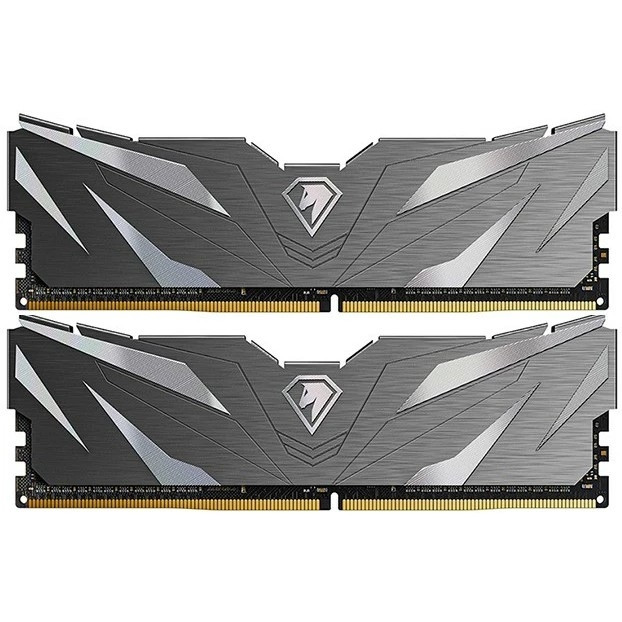 Модуль памяти DDR4 Netac Shadow II 32GB (2x16GB) 3200MHz CL16 1.35V / NTSWD4P32DP-32K / Black / with radiator