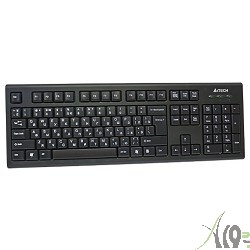 Keyboard A4Tech KR-85 black USB, проводная, 104 клавиши