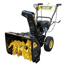 Huter SGC 4800 [70/7/2] Снегоуборщик { бензо, 6,5 л/с, Скорости.-6/2, Захват шир/выс-56/50см., 78кг., Бак 3,6л., светодиод фара, стартер12в }