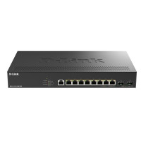 D-Link DGS-1210-10XP/ME/C1A Управляемый L2 коммутатор с 8 портами 10/100/1000Base-T и 2 портами 10GBase-X SFP+ (8 портов PoE 802.3af/at, PoE-бюджет 240 Вт)