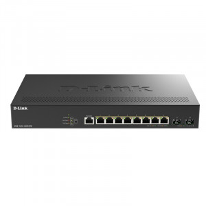 D-Link DGS-1210-10XP/ME/C1A Управляемый L2 коммутатор с 8 портами 10/100/1000Base-T и 2 портами 10GBase-X SFP+ (8 портов PoE 802.3af/at, PoE-бюджет 240 Вт) D-Link DGS-1210-10XP/ME/C1A Управляемый L2 коммутатор с 8 портами 10/100/1000Base-T и 2 портами 10GBase-X SFP+ (8 портов PoE 802.3af/at, PoE-бюджет 240 Вт)