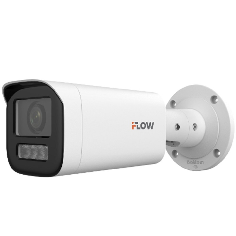 iFLOW F-IC-1622CMZ4(2.8-12mm) Eco 2Мп уличная цилиндрическая IP-камера с гибридной Smart-подсветкой до 50м и встроенным микрофоном 