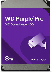 8TB WD Purple Pro (WD8002PURP) {Serial ATA III, 7200- rpm, 256Mb, 3.5"}