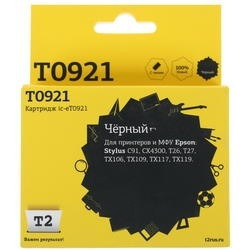 T2 C13T09214A10/C13T10814A10 (IC-ET0921) Картридж T2 для  Stylus C91/CX4300/TX106/TX117, черный, с чипом