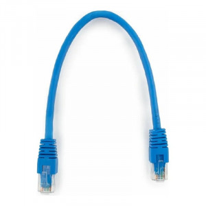 Патч-корд UTP Cablexpert PP6U-0.25M/B кат.6, 0.25м, литой, многожильный (синий)