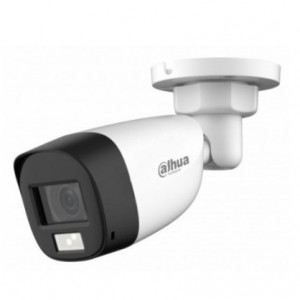 DAHUA DH-HAC-HFW1200CLP-IL-A-0280B-S6 Уличная цилиндрическая HDCVI-видеокамера с интеллектуальной двойной подсветкой 2Мп, объектив 2.8мм, ИК 20м, LED 20м, IP67, корпус: металл, быстрый монтаж