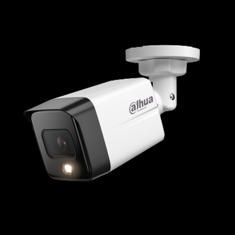 DAHUA DH-IPC-HFW1239TC1P-SA-IL-0280B-S6 Уличная цилиндрическая IP-видеокамера с ИК 30м и LED 30м 2Мп; 1/2.8” CMOS; объектив 2.8мм обнаружение людей;  IP67; металл, пластик