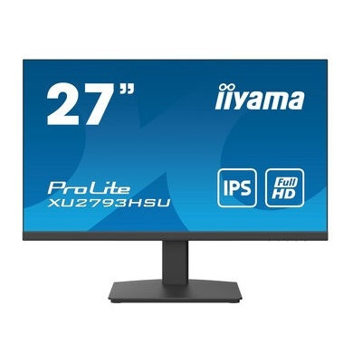 LCD Iiyama 27'' XU2793HSU-B4 {IPS 1920х1080 nonGLARE 300cd 178/178 1000:1 80M:1 4ms D-Sub DVI HDMI DisplayPort USB-Hub Tilt Speakers}