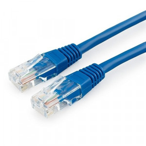 Cablexpert Патч-корд медный UTP PP10-15M/B кат.5, 15м, литой, многожильный (синий)