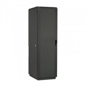 ЦМО Шкаф телекоммуникационный напольный 42U (600 х 1000) дверь перфорированная 2 шт., цвет чёрный(ШТК-М-42.6.10-44АА-9005)