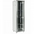 Rexant (04-2766-211) Шкаф телекоммуникационный напольный 19" 27U 600х600х1387мм, дверь стекло, задняя дверь металл, разборный, серый (RAL 7035