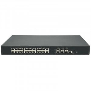 GIGALINK GL-SW-G302-30TC Управляемый коммутатор L3 GIGALINK, Stack, 24*1/2.5 Гбит/с BaseT, 6*1/10Гбит/с SFP+, 1*блок питания