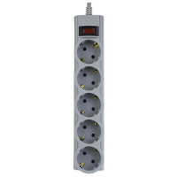 Perfeo Сетевой фильтр "POWERX", PF_A4719 (5,0м, 5 розеток, серый) Perfeo Сетевой фильтр "POWERX", PF_A4719 (5,0м, 5 розеток, серый)