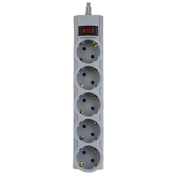 Perfeo Сетевой фильтр "POWERX", PF_A4719 (5,0м, 5 розеток, серый)