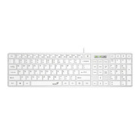Клавиатура Genius SlimStar 126 White USB [31310017410]