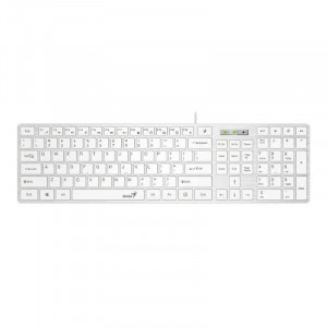 Клавиатура Genius SlimStar 126 White USB [31310017410]