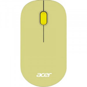 Мышь компьютерная Acer OMR205  оптич./1200dpi/беспроводн/USB/зеленый/желтый