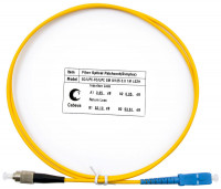 Cabeus FOP(s)-9-SC-FC-1m Шнур оптический simplex SC-FC 9/125 sm 1м LSZH Cabeus FOP(s)-9-SC-FC-1m Шнур оптический simplex SC-FC 9/125 sm 1м LSZH