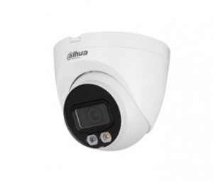DAHUA DH-IPC-HDW2249TP-S-LED-0360B Уличная купольная IP-видеокамера Full-color с ИИ 2Мп, 1/2.8” CMOS, объектив 3.6мм, видеоаналитика, LED-подсветка до 30м, IP67, корпус: металл, пластик