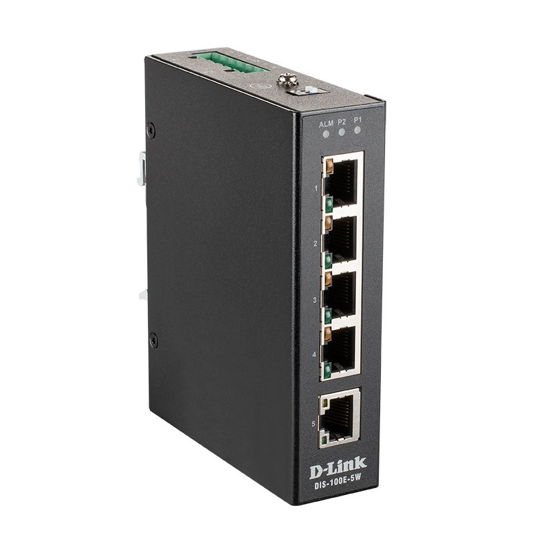 D-Link DIS-100E-5W/A1A Промышленный неуправляемый коммутатор с 5 портами 10/100Base-TX D-Link DIS-100E-5W/A1A Промышленный неуправляемый коммутатор с 5 портами 10/100Base-TX