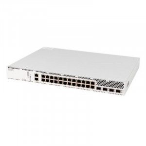 ELTEX MES3300-24 Ethernet-коммутатор 1 порт 10/100/1000BASE-T (OOB), 24 порта 10/100/1000BASE-T, 4 порта 10GBASE-R (SFP+)/1000BASE-X (SFP), L3, 2 слота для модулей питания ELTEX MES3300-24 Ethernet-коммутатор 1 порт 10/100/1000BASE-T (OOB), 24 порта 10/100/1000BASE-T, 4 порта 10GBASE-R (SFP+)/1000BASE-X (SFP), L3, 2 слота для модулей питания