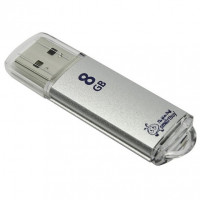 Smartbuy USB Drive 8Gb V-Cut series Silver SB8GBVC-S