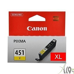 Canon CLI-451XLY 6475B001 Картридж для PIXMA iP7240, MG5440, 6340, Желтый, 685стр.