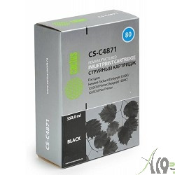 Cactus C4871 Картридж струйный Cactus CS-C4871 черный для №80 HP DesignJet 1050C/1055CM/1000