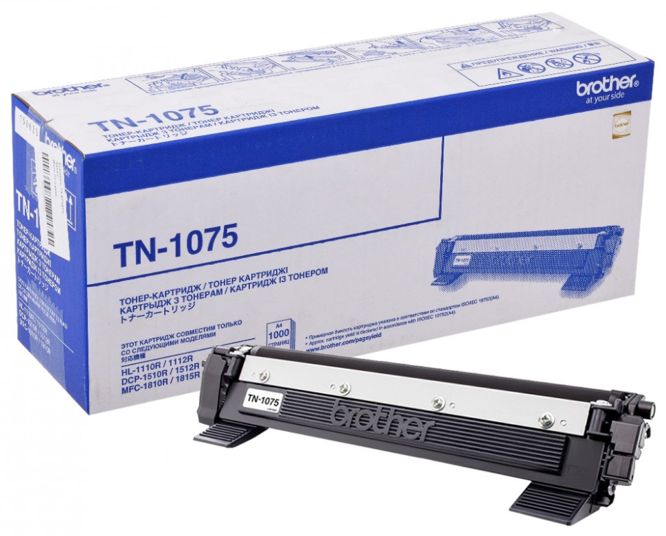 Brother TN-1075 Картридж ,Black{MFC-1815R, DCP-1512R, HL-1012, Black, (1000стр.)}