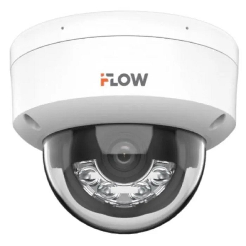 iFLOW F-IC-1421M(2.8mm) Eco 2Мп внутренняя купольная IP-камера с ИК-подсветкой до 30м и встроенным микрофоном