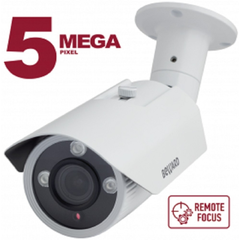 BEWARD B5350RVZ2 Уличная IP-камера 5 Мп, 1/2.8'' КМОП SONY Starvis, объектив 2.7-13.5мм, ИК-подсветка до 25м, microSDXC (до 128 ГБ), IP66